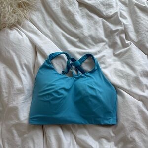 lululemon athletica Blue High Support Sports Bra